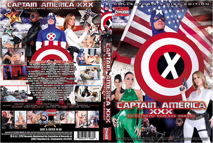 Captain America - Captain America XXX: An Extreme Comixxx Parody (2 Disc Set) $0.00 By  Exquisite | Adult DVD