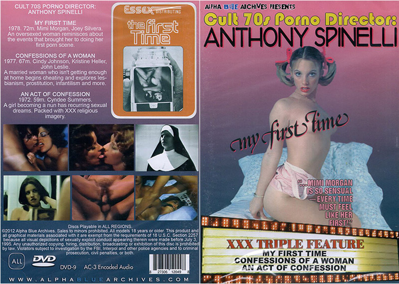 Frst Tiaem Xxx Blu Movi - Cult 70s Porno Director: Anthony Spinelli Triple Feature $9.53 By Alpha Blue  Archives | Adult DVD
