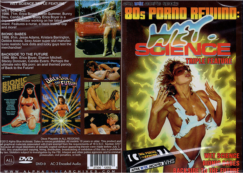 Porn Dvd Covers 1980s - 80s Porno Rewind: Wet Science Triple Feature $8.83 By Alpha Blue Archives | Adult  DVD & VOD | Free Adult Trailer
